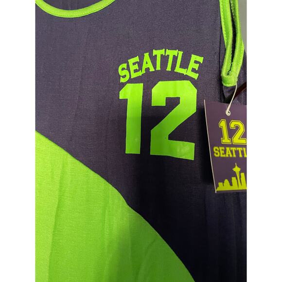 Seahawks 12th WoMan Tank Maxi Dress size Medium NEW - Picture 3 of 6